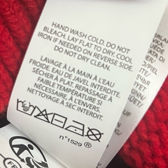 Polo Ralph Lauren Red Wool Blend Yankees Plaid Sweater - Picture 13 of 15